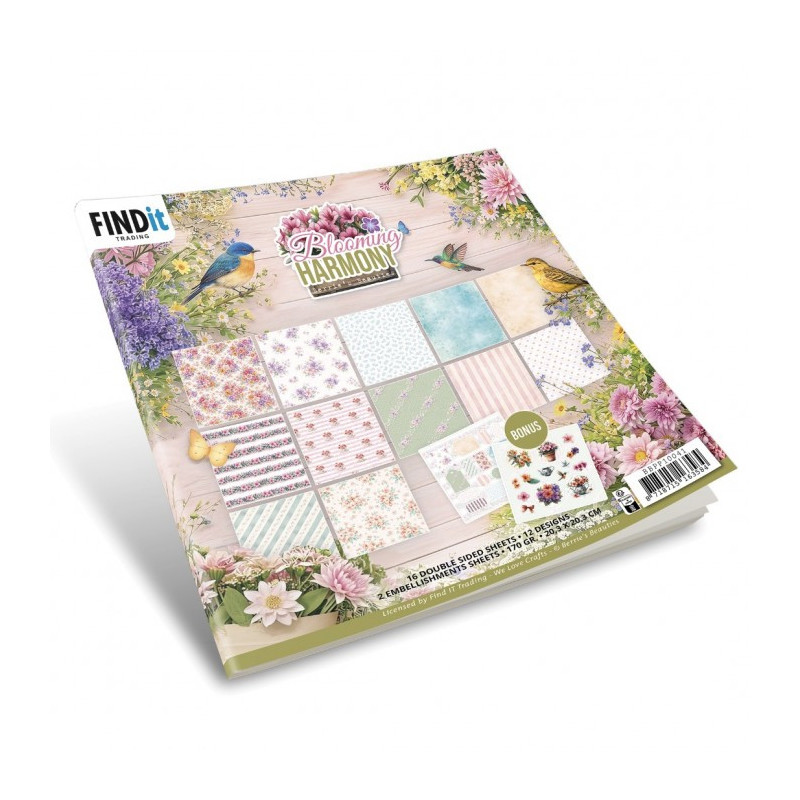Berries Beauties - Papirblok - Blooming Harmony - BBPP10041