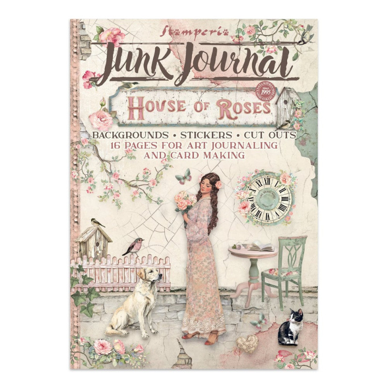 Stamperia - Junk Journal - House Of Roses - SBJK19