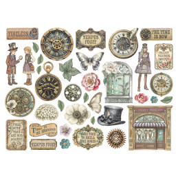 Stamperia - Die Cuts - Gardens Of Time - DFLDC130