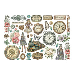 Stamperia - Ephemera - Gardens Of Time - DFLCT78