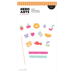 Hero Arts - Beary Sweet - Candy Kebob - DF287