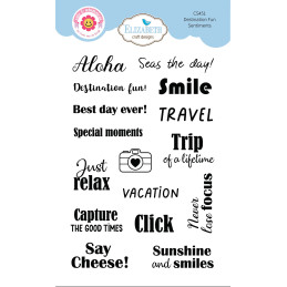 kopi af Elizabeth Craft Designs - Stamps - Cute & Whimsical - Dog Days Sentiments