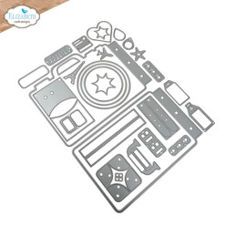 Elizabeth Craft Designs - Cute & Whimsical - Camera And Suitcase Build A Book