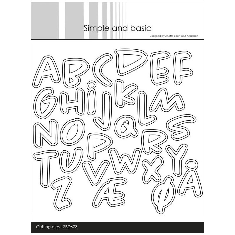 Simple And Basic - Alphabet Large - SBD673