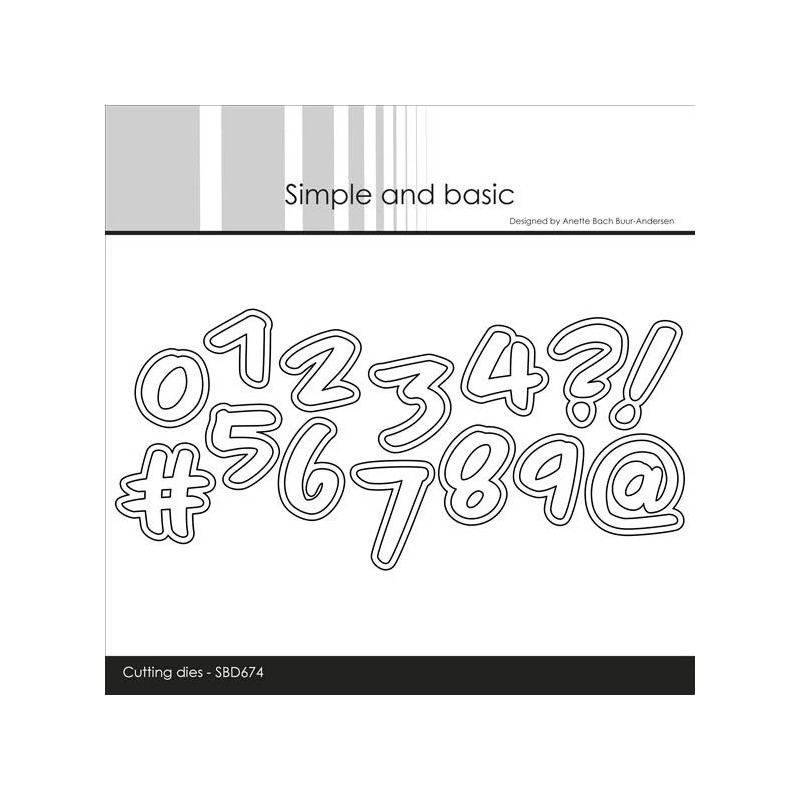 Simple And Basic - Numbers Large - SBD674