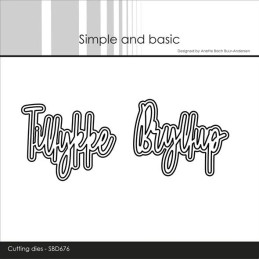 Simple And Basic - Tillykke / Bryllup - SBD676