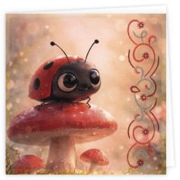 Stitch And Do Cards 36 - Ladybug