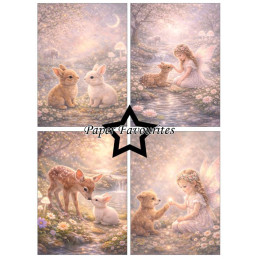 Paper Favourites - Papirpakke A6 - Magical Nature Dreams - PFA623