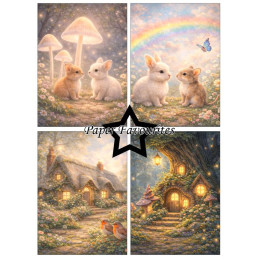 Paper Favourites - Papirpakke A6 - The Magic Of Nature - PFA624