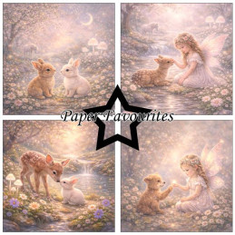 Paper Favourites - Papirpakke 15x15 - Magical Nature Dreams - PF582