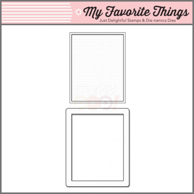 My Favorite Things - Rectangle Shaker Window & Frame - MFT-1126