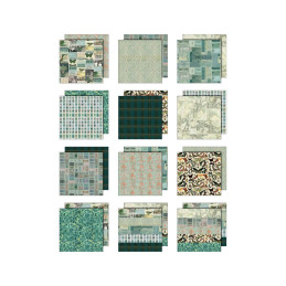 Idea-Ology - Tim Holtz - Palette Collection 8x8 - Teal - TH94475