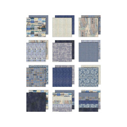 Idea-Ology - Tim Holtz - Palette Collection 8x8 - Blue - TH94477