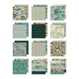 Idea-Ology - Tim Holtz - Palette Collection 12x12 - Teal - TH94461