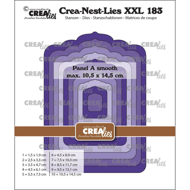 CREAlies - Crea-Nest-Lies XXL No. 183 - Panel A Smooth - CLNestXXL183