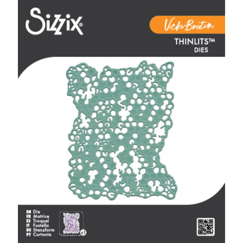 Sizzix - Vicki Boutin - Thinlits Die - Bubble Wrap Background - 667084