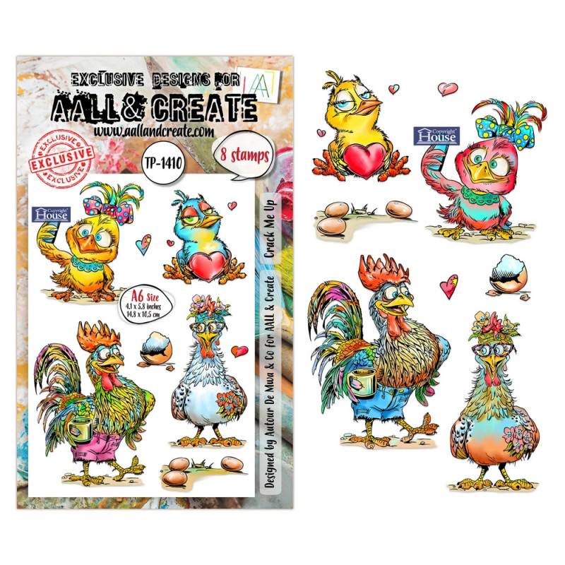 AALL And Create - Stamp Set A6 - Pun & Paws - Crack Me Up - AALL-TP-1410