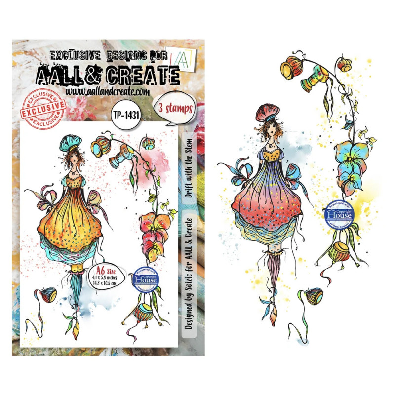 AALL And Create - Stamp Set A6 - Through The Lens - Drift With The Stem - AALL-TP-1431