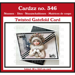 CREAlies - Cardzz - Twisted Gatefold Card - CLCZ346