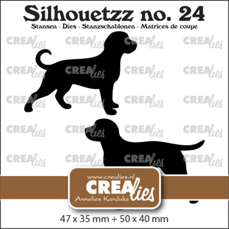 CREAlies - Silhouetzz No. 24 - Dogs Standing - CLSH24