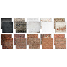 Craft Consortium - Papirblok 30x30 - Brick Textures 2 - CCEPAD042