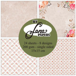 By Lene - Papirpakke 15x15 - Senior Romance - BLP081