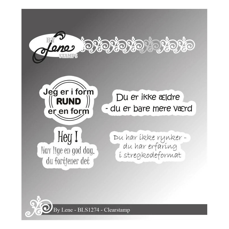 By Lene - Stempel - Danske Tekster - BLS1274