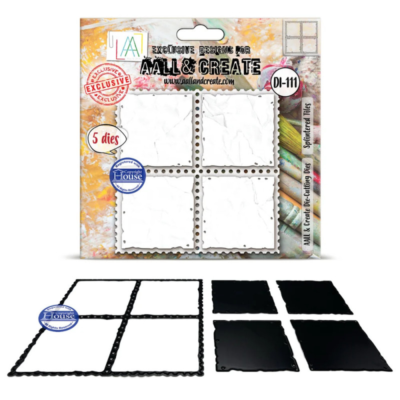 AALL And Create - Geary Cutouts - Splintered Tiles - AALL-DI-111