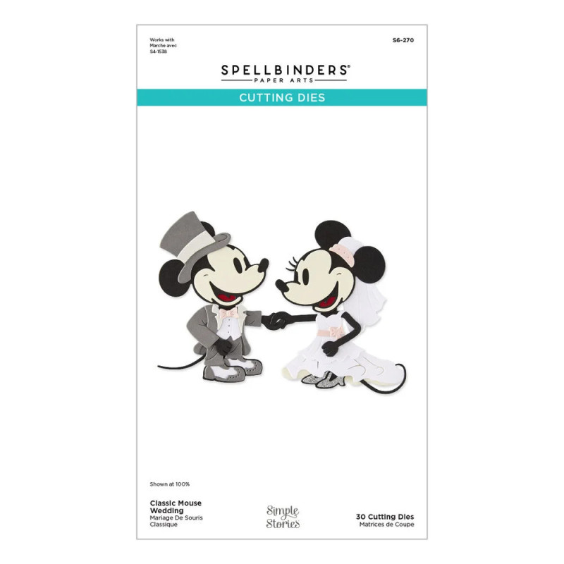 Spellbinders - Classic Mouse Collection - Wedding - S6-270