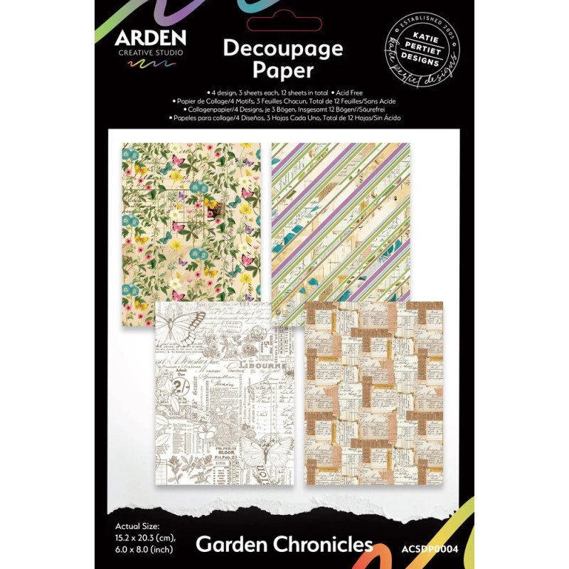 Arden Creative Studio - Decoupage Paper - Garden Chronicles