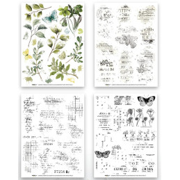 Arden Creative Studio - Rub-On Transfer Set - Garden Chronicles Essentials