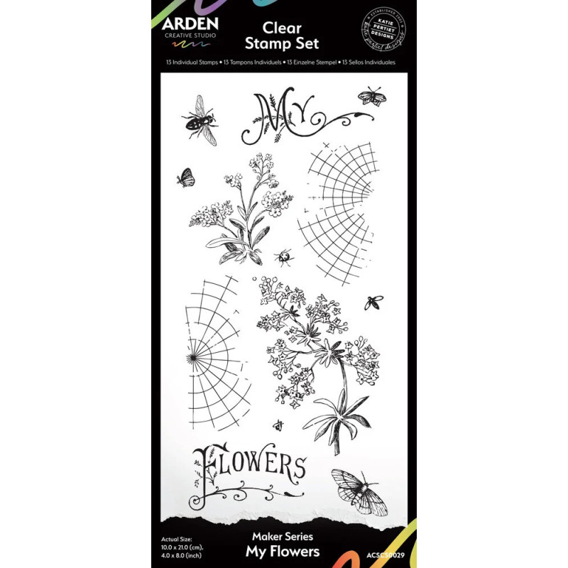 Arden Creative Studio - Clear Stamp - Maker Series - My Flowers