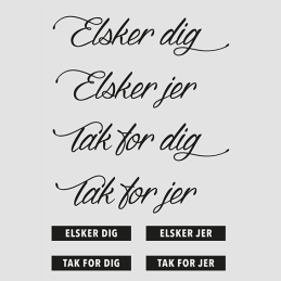 Design5 - Stempel - Elsker Dig - D500246C