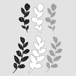 Design5 - Stempel - Effekt Bladgrene - D500247C