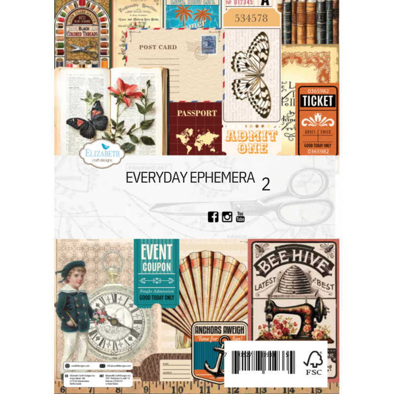 Elizabeth Craft Designs - Everyday Ephemera 2