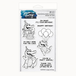 Ranger - Simon Hurley Create - Photopolymer Stamps - Snappy Birthday - HUR93947