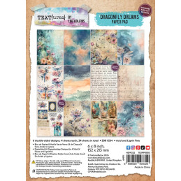 TEXT(ures) - Paper Pad - Dragonfly Dreams - TEXPP0003