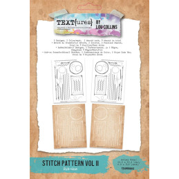 TEXT(ures) - Rub-On Transfer Set - Dragonfly Dreams - Stitch Pattern Vol II - TEXRO0002