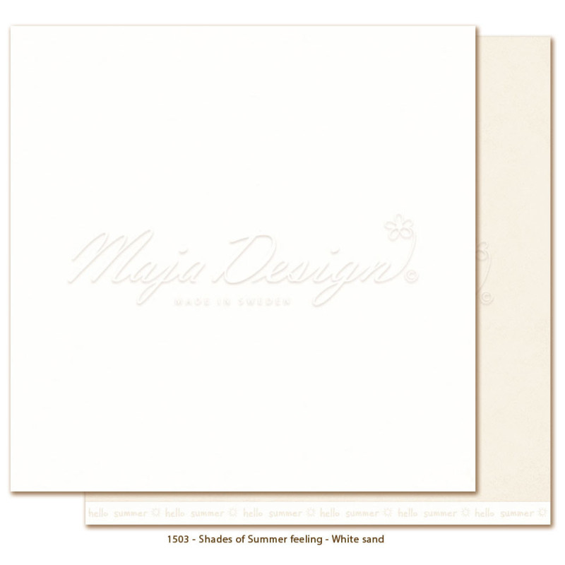 Maja Design - Monochromes - Summer Feeling - White Sand - MONO-1503