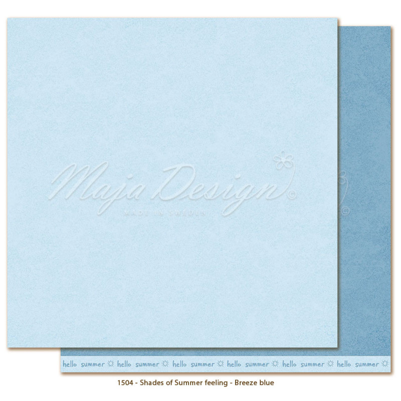 Maja Design - Monochromes - Summer Feeling - Breeze Blue - MONO-1504
