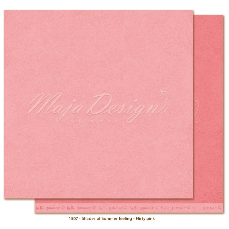 Maja Design - Monochromes - Summer Feeling - Flirty Pink - MONO-1507