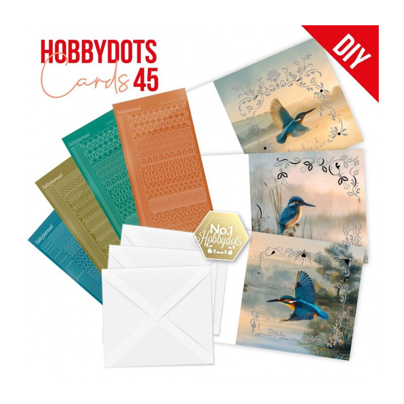 Dot And Do Cards 45 - Kingfisher