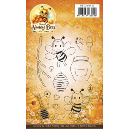 Berries Beauties - Clear Stamp - Sweet Honey Bees - BBCS10020