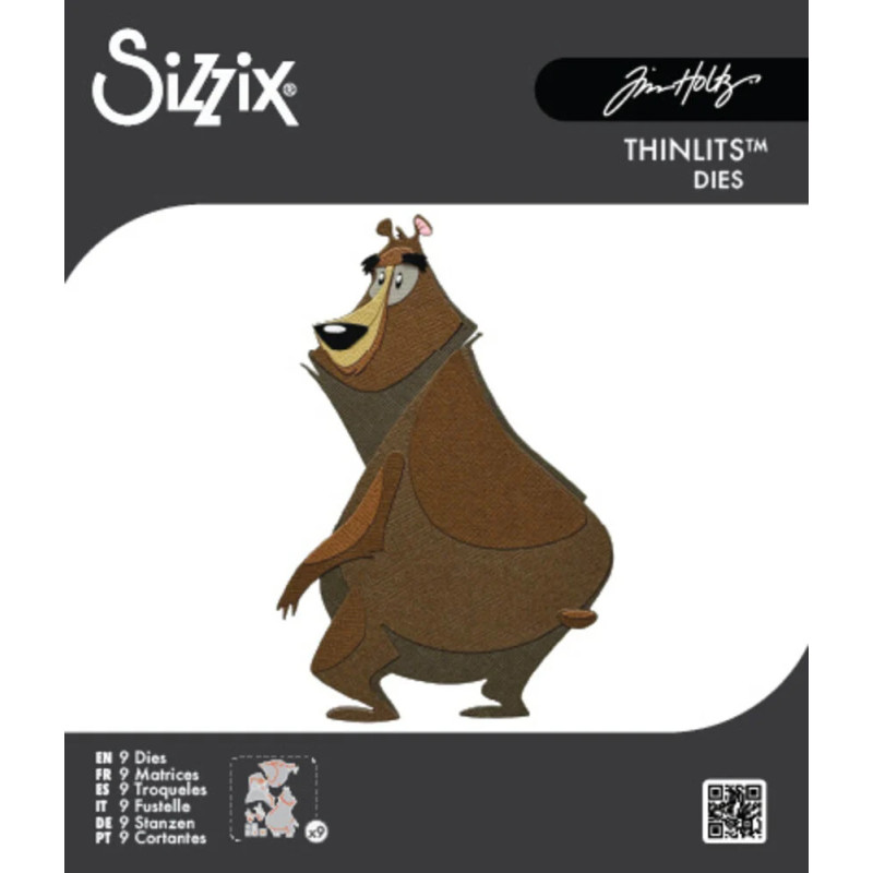 Sizzix - Tim Holtz - Thinlits Die - Theodore - 664410