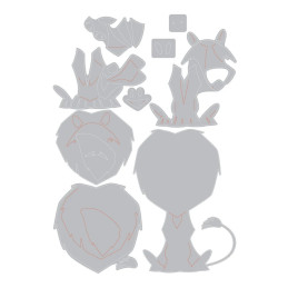 Sizzix - Tim Holtz - Thinlits Die - Harrison - 665218