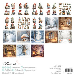 Studio Light - Paper Pad 20x20cm - James The Gnome - CCL-ES-CPP495