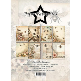 Paper Favourites - Papirpakke A6 - Bumble Blooms - PFA625