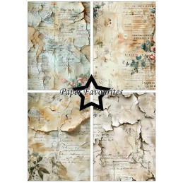 Paper Favourites - Papirpakke A5 - Old Paper - PFA226