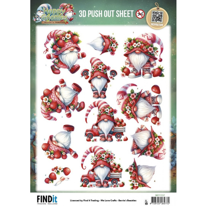 Pushout - Berries Beauties - Happy Gnomes - Berry Cute - SB11137