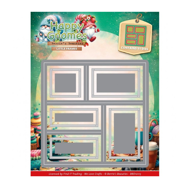 Berries Beauties - Happy Gnomes - Little Frames - BBD10115